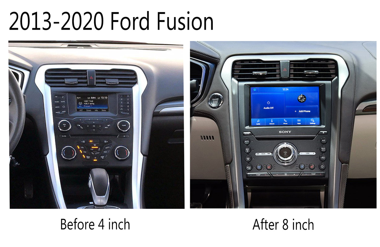 Factory Sync1 to Sync3 Upgrade 4" to 8" for F150 F250 F350 Explorer Edge Mustang Focus Fusion Transit