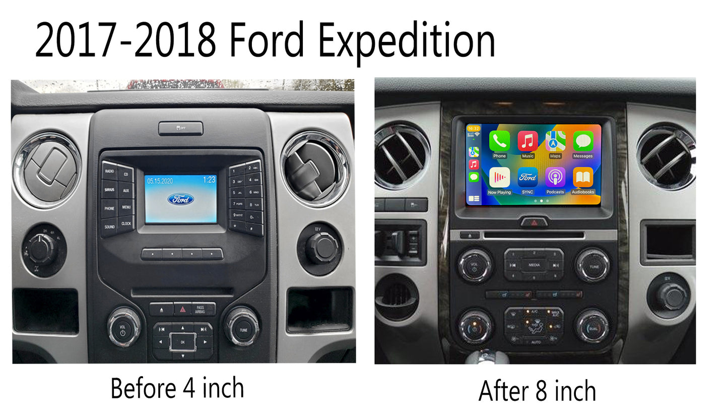 Factory Sync1 to Sync3 Upgrade 4" to 8" for F150 F250 F350 Explorer Edge Mustang Focus Fusion Transit