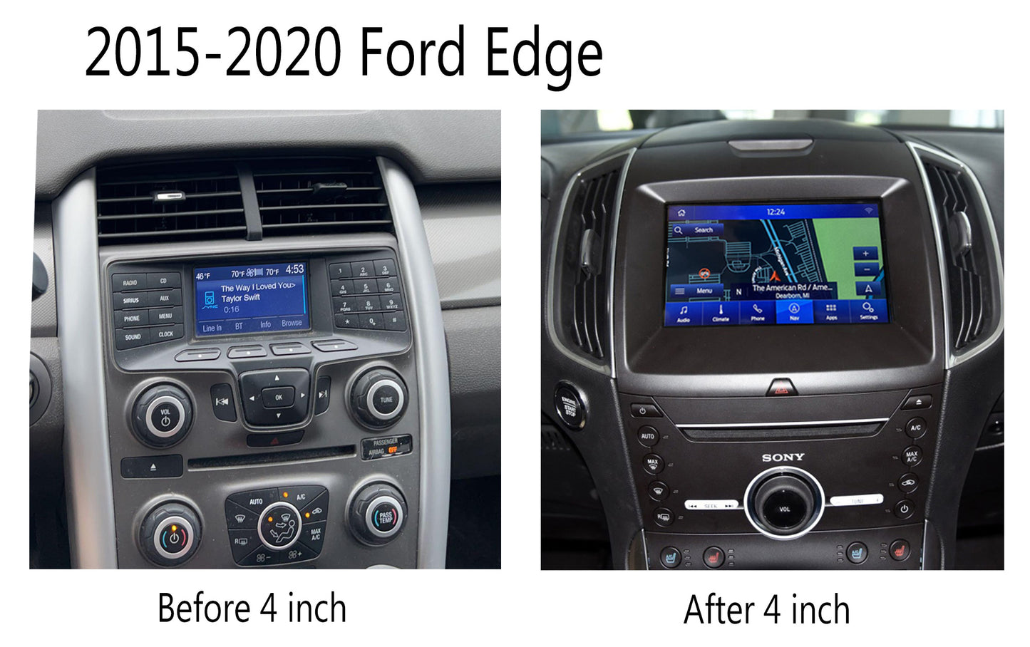 Factory Sync1 to Sync3 Upgrade 4" to 8" for F150 F250 F350 Explorer Edge Mustang Focus Fusion Transit