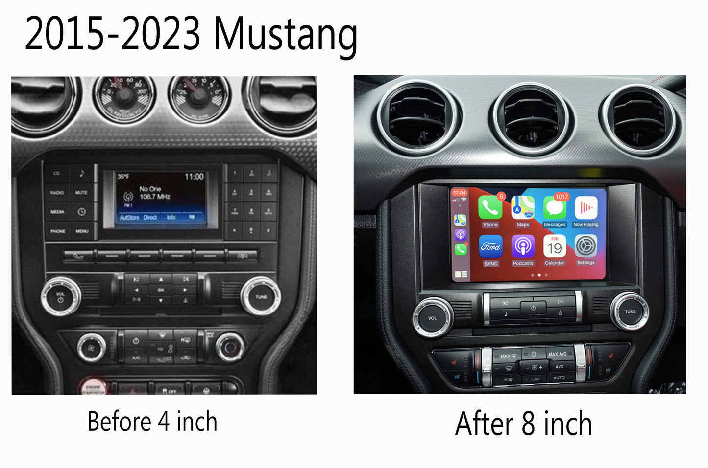 Factory Sync1 to Sync3 Upgrade 4" to 8" for F150 F250 F350 Explorer Edge Mustang Focus Fusion Transit