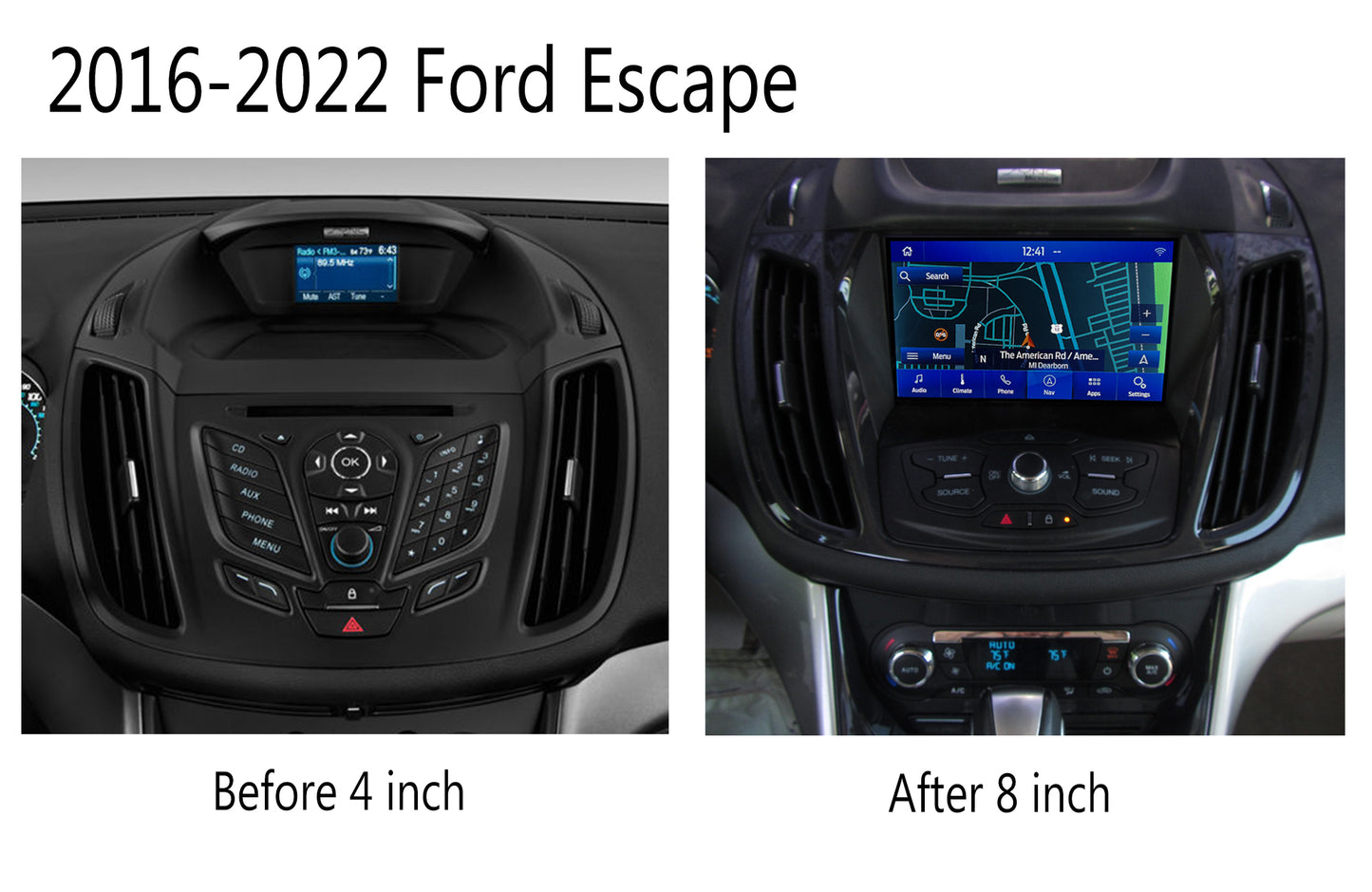 Factory Sync1 to Sync3 Upgrade 4" to 8" for F150 F250 F350 Explorer Edge Mustang Focus Fusion Transit