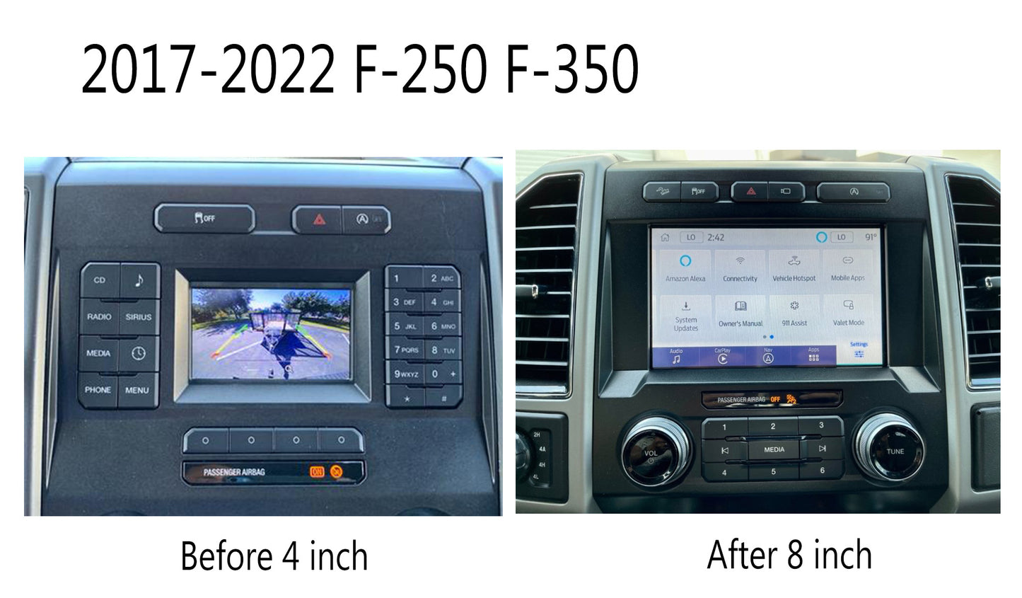 Factory Sync1 to Sync3 Upgrade 4" to 8" for F150 F250 F350 Explorer Edge Mustang Focus Fusion Transit