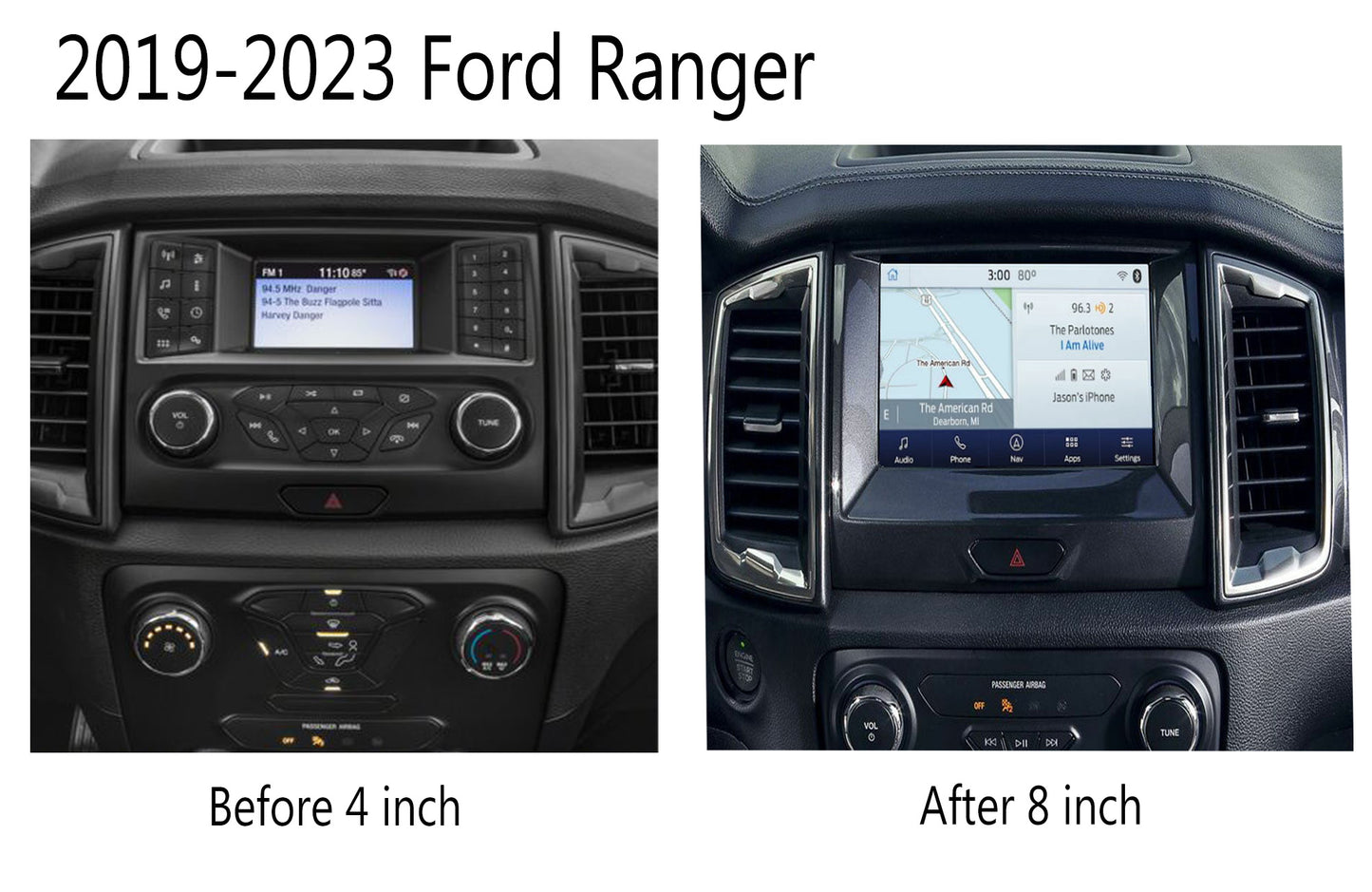 Factory Sync1 to Sync3 Upgrade 4" to 8" for F150 F250 F350 Explorer Edge Mustang Focus Fusion Transit