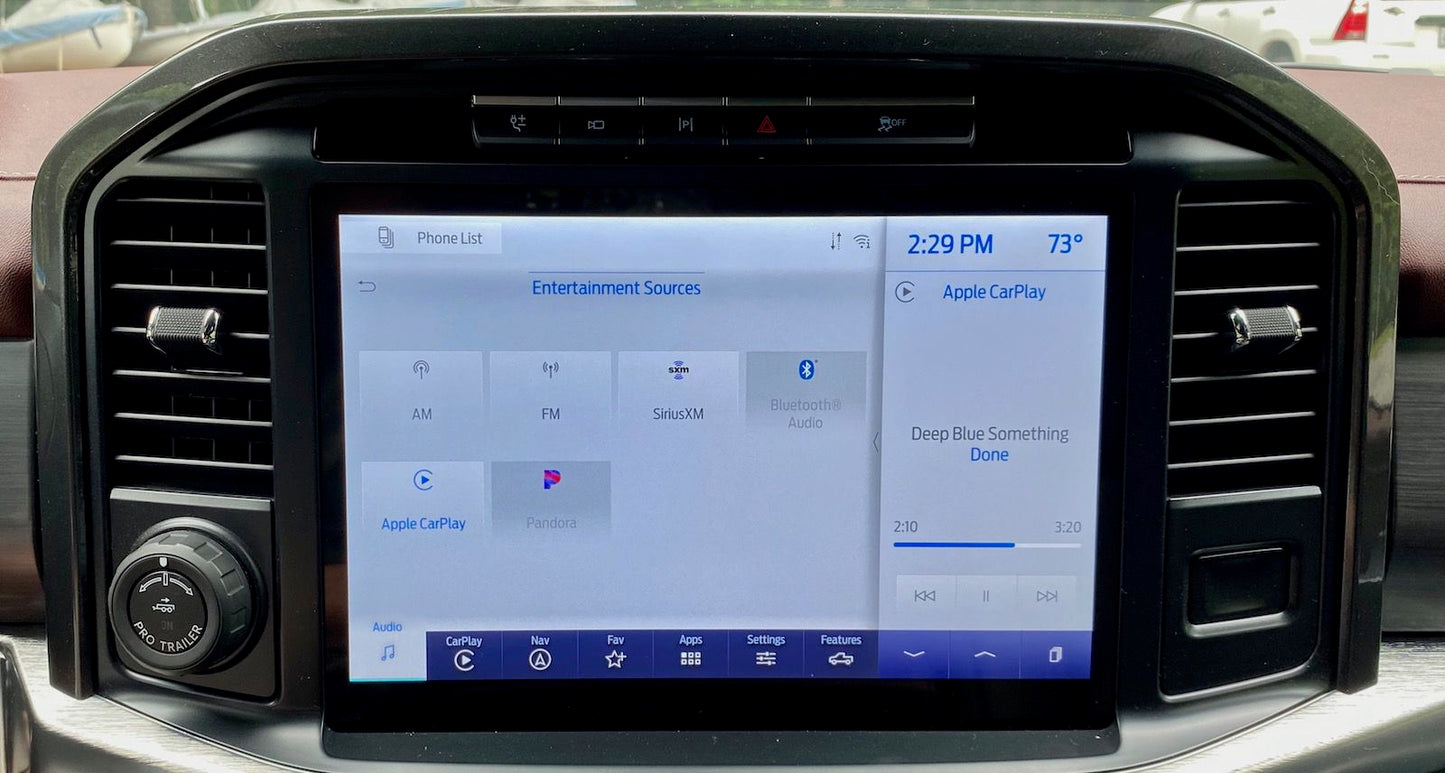 2021-2023 Ford F-150 Sync3 8'' to 12'' Sync4 Touchscreen Upgrade Kits