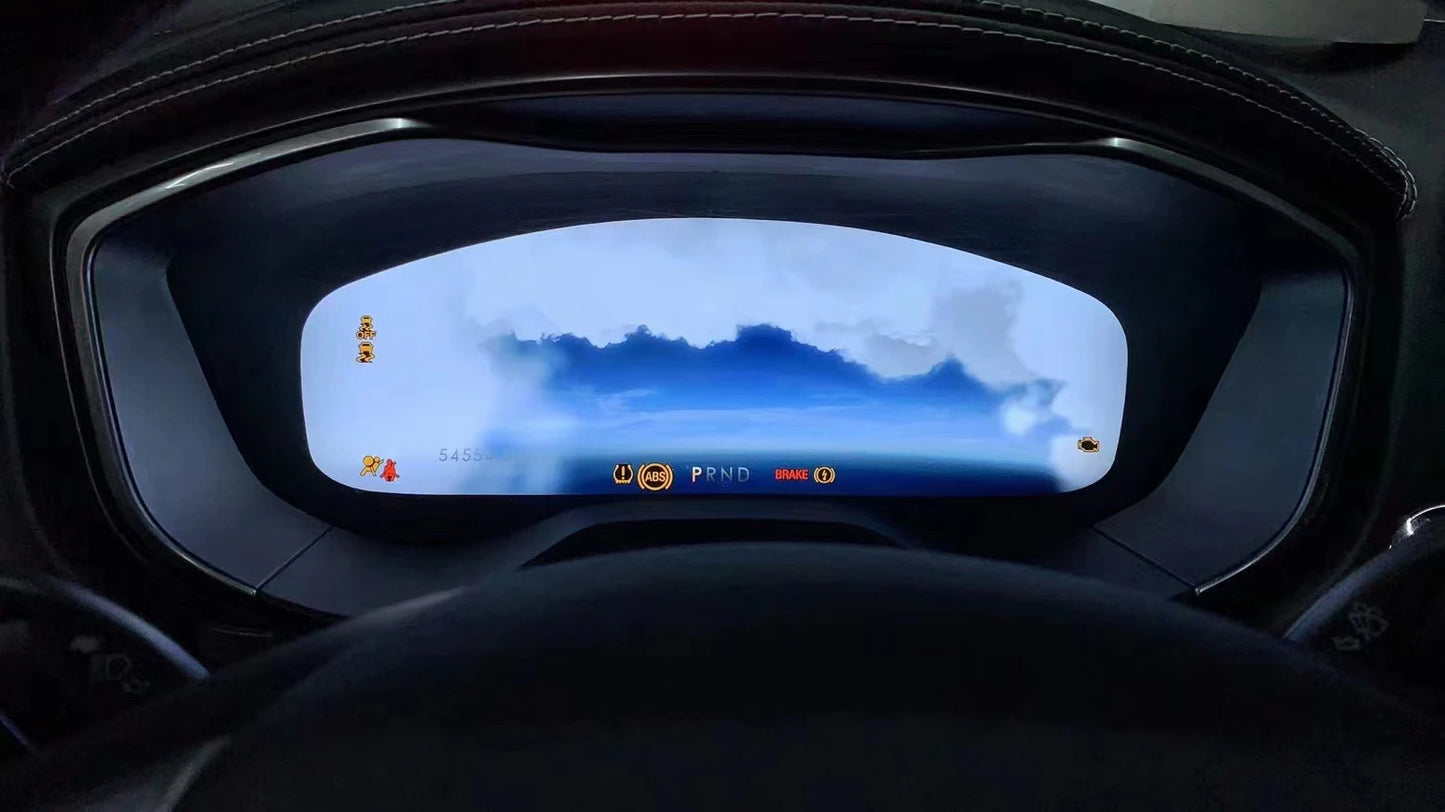 Full LCD 12inch Screen Redesigned OEM Instrument Cluster For 11-21 Ford Fusion Edge Explorer Taurus MKC MKZ