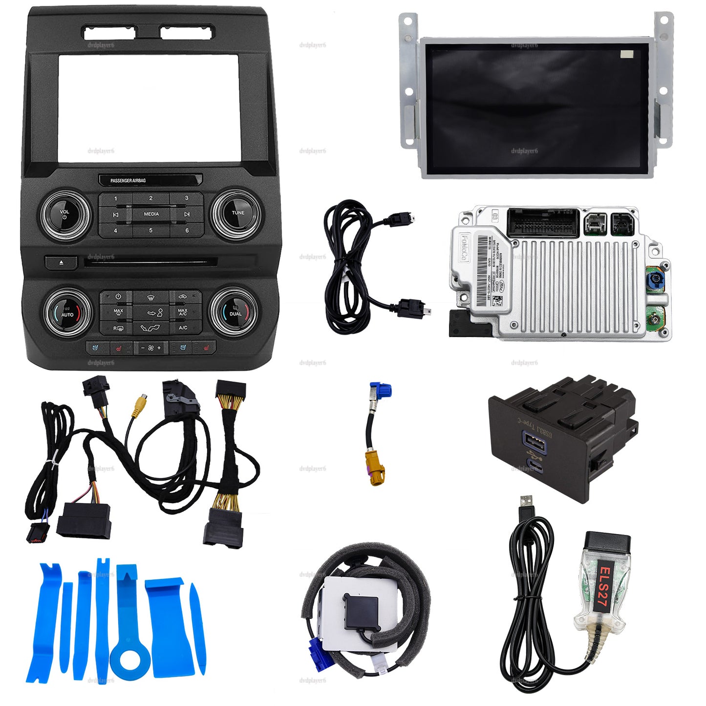 Factory Sync1 to Sync3 Upgrade 4" to 8" for F150 F250 F350 Explorer Edge Mustang Focus Fusion Transit