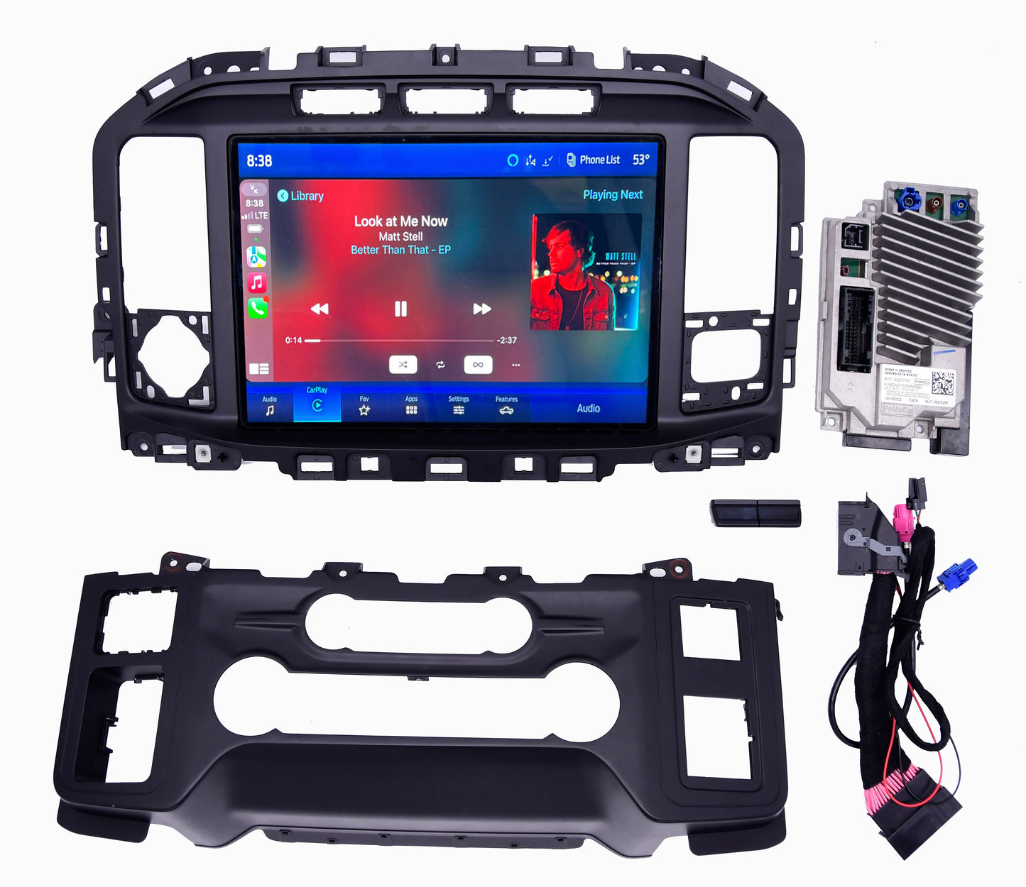 2021-2023 Ford F-150 Sync3 8'' to 12'' Sync4 Touchscreen Upgrade Kits