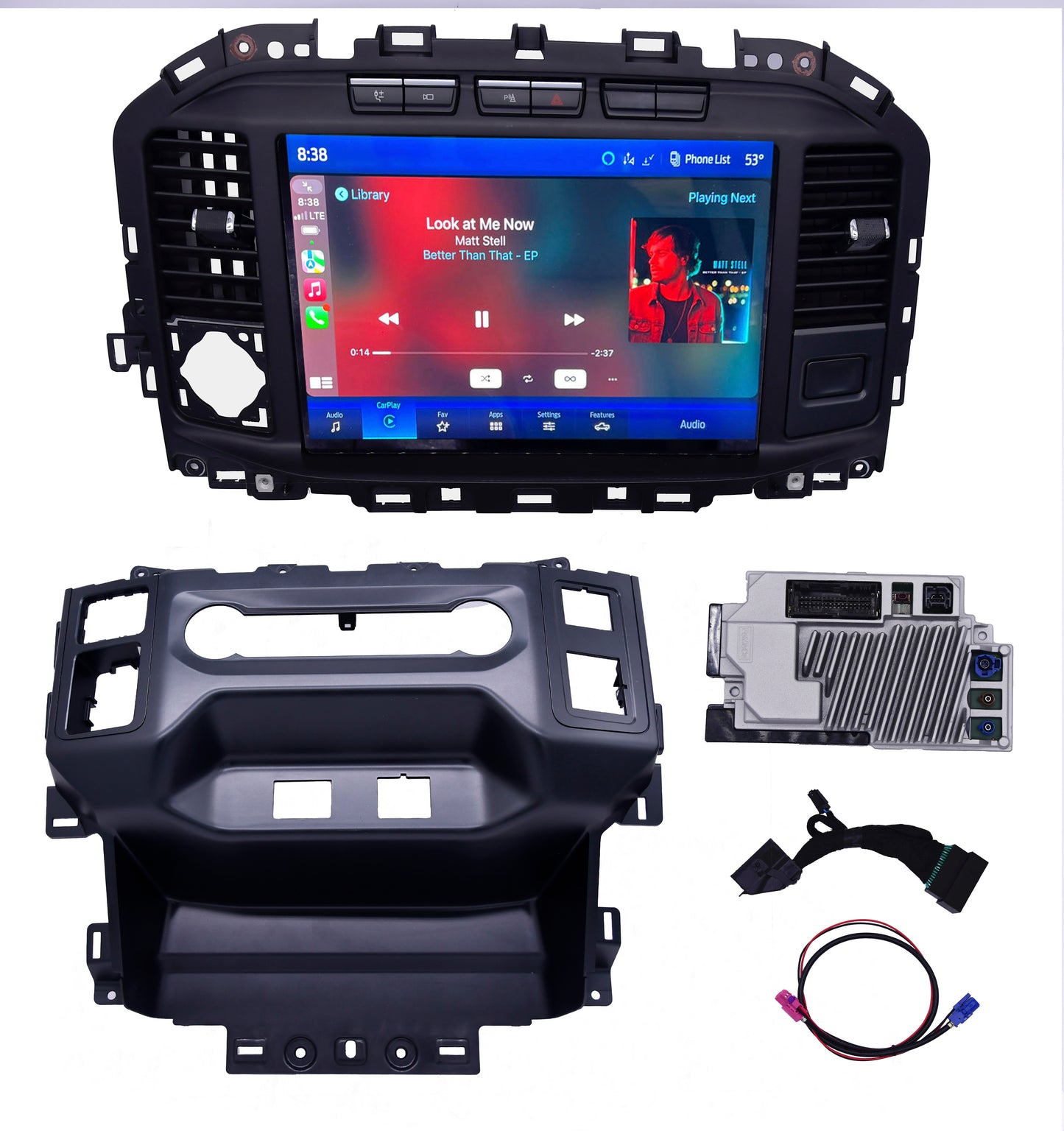 2021-2023 Ford F-150 Sync3 8'' to 12'' Sync4 Touchscreen Upgrade Kits