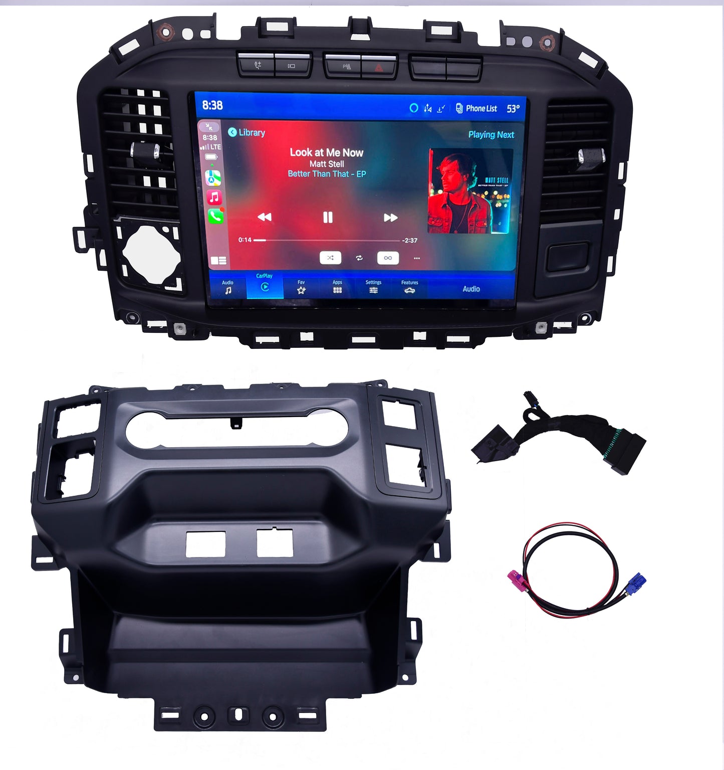 2021-2023 Ford F-150 Sync3 8'' to 12'' Sync4 Touchscreen Upgrade Kits