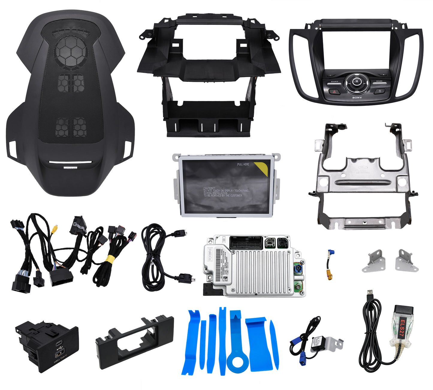 Factory Sync1 to Sync3 Upgrade 4" to 8" for F150 F250 F350 Explorer Edge Mustang Focus Fusion Transit